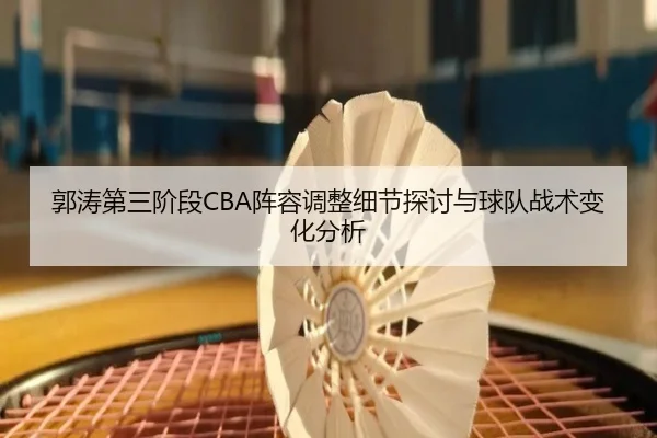 郭涛第三阶段CBA阵容调整细节探讨与球队战术变化分析